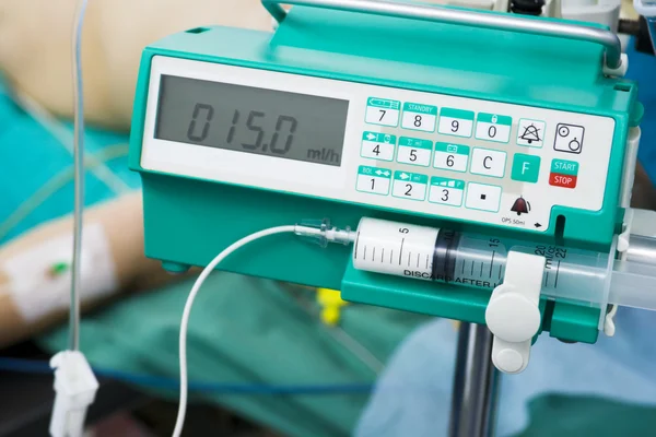 Trasfusione in sala operatoria — Foto Stock