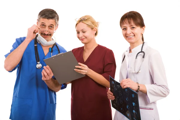 Smiley medical team — Stock Photo, Image