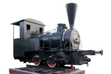 Old locomotive clipart