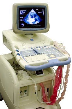 Modern ultrasound medical device clipart