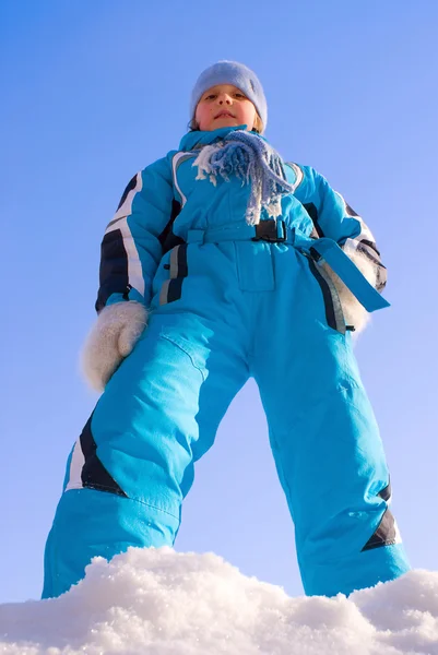 Kış spor kız — Stok fotoğraf