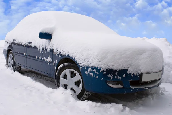 stock image Car under snow