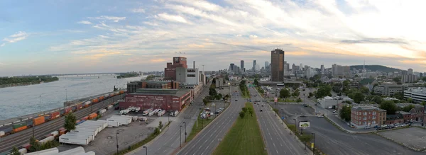 stock image Panoramic view of the city of Montreal