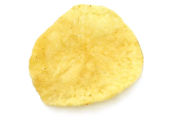 Single potato chip close-up — Stock Photo, Image