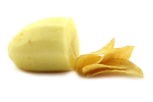Potato and chips — Stock Photo, Image