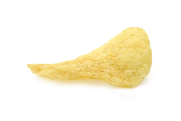 Single potato chip close-up — Stock Photo, Image