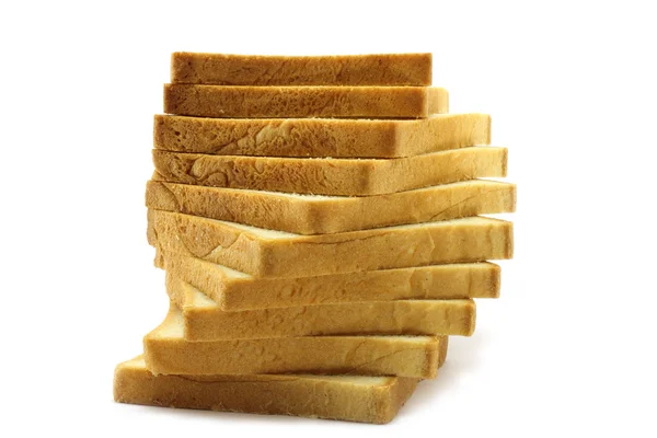Pieces of white bread — Stock Photo, Image