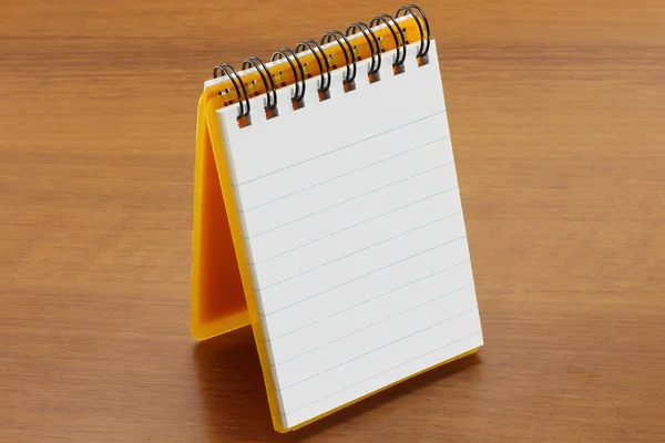 Open notepad on the table — Stock Photo, Image