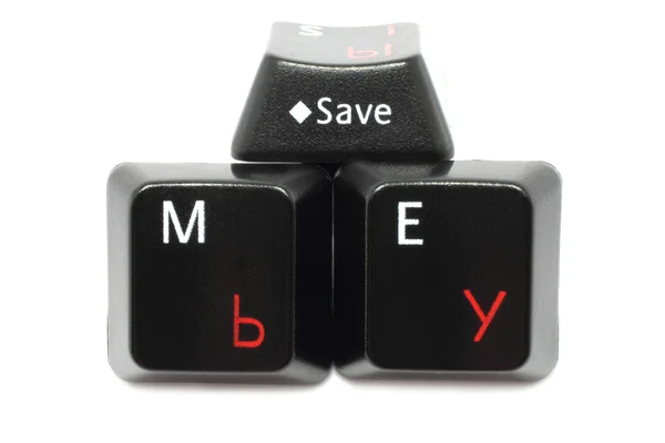 Tři klávesy klávesnice — Stock fotografie