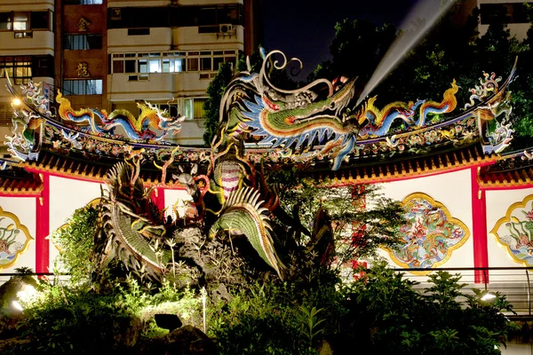Uma escultura de dragão — Fotografia de Stock