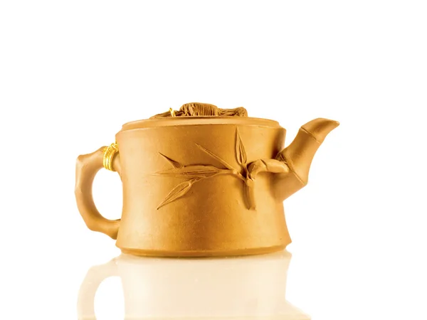 A chinese teapot isolated on whitebackground — Stock Photo, Image