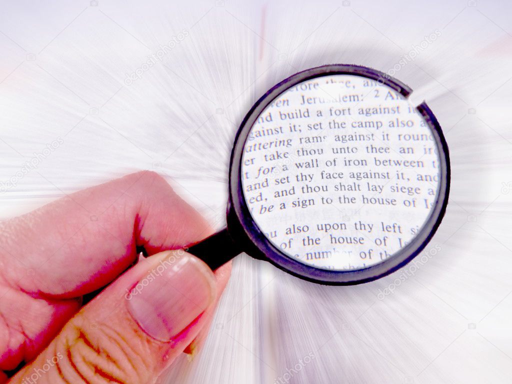 http://static6.depositphotos.com/1102719/595/i/950/depositphotos_5953366-Bibble-with-a-magnifying-glass.jpg