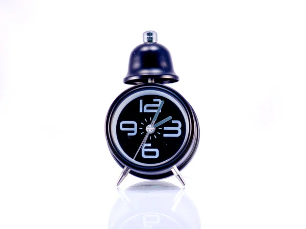 Un orologio nero — Foto Stock