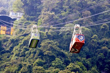 Aerial cable car clipart