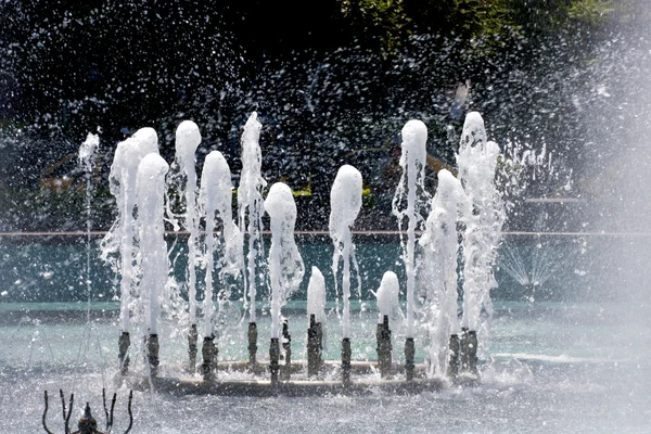 Miasto fontanna — Zdjęcie stockowe