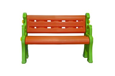 Red Bench clipart