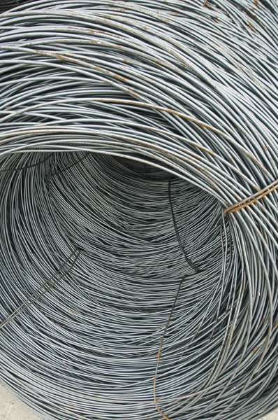 Výztužné ocelové tyče — Stock fotografie