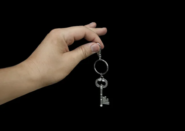 Hand holding key — Stock Photo, Image