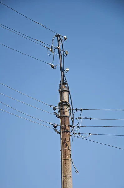 古い電気配線 — ストック写真