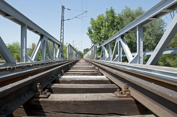 Järnvägsbron — Stockfoto