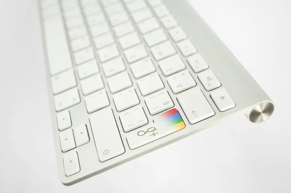 Google plus keyboard button — Stock Photo, Image