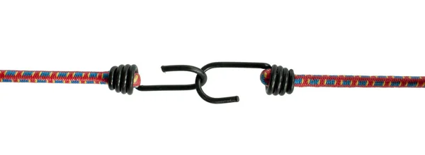Elastic cord with hooks — Stock Photo, Image
