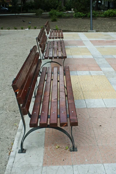 Park benches — Stock Photo, Image