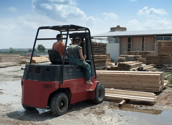 Fabryka stolarki i zamówione drewna — Zdjęcie stockowe