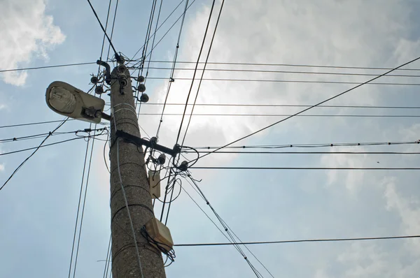 Eski Elektrik Kabloları — Stok fotoğraf