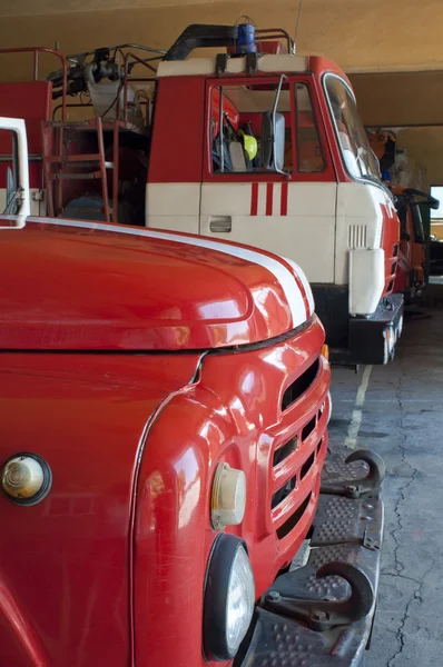 Vieux camions de pompiers — Photo