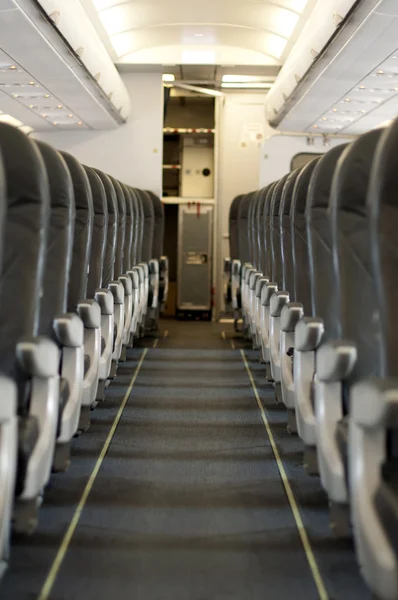 Interior an empty plane — Stock Photo, Image