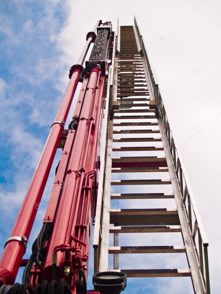 Ladder fire engine