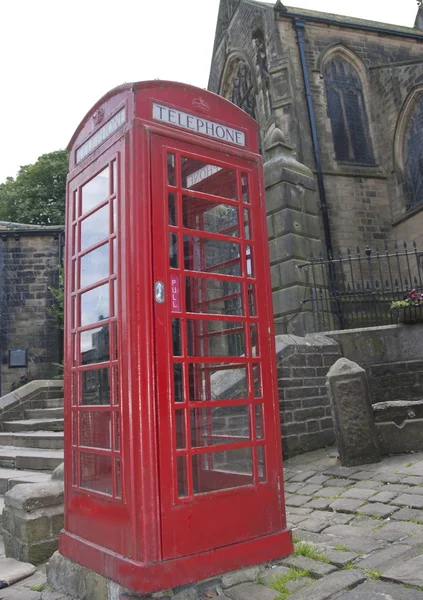British Red Caja de teléfono —  Fotos de Stock