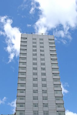 Grey Apartment Block clipart