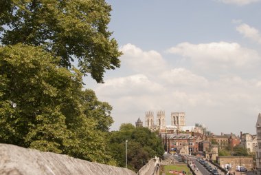 York Minster from City Walls clipart