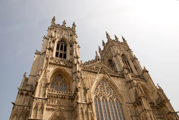 York minster Batı görünüm — Stok fotoğraf