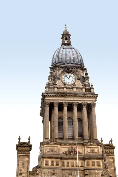 Torre del Reloj del Ayuntamiento de Leeds — Foto de Stock