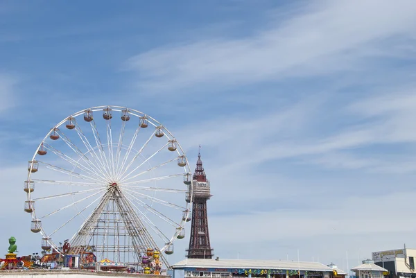 Fairground Wheel and Pier6 — Stock Photo, Image