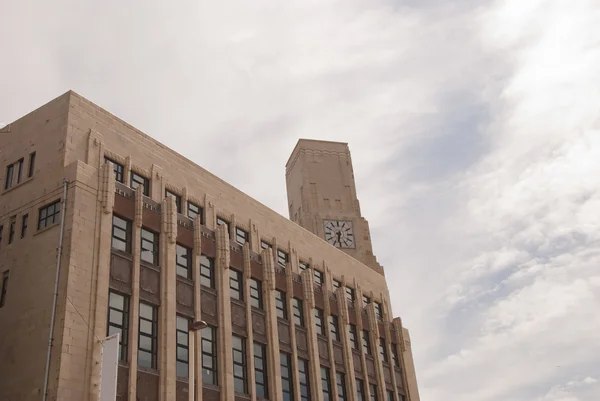 아트 데코 건물 및 clocktower2 — 스톡 사진