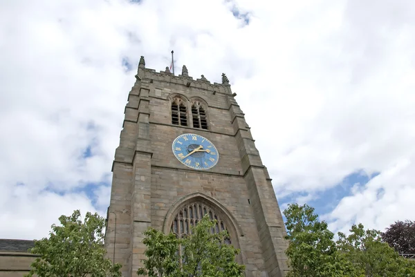 カテドラルの時計塔Katedrální věž s hodinami — Stock fotografie