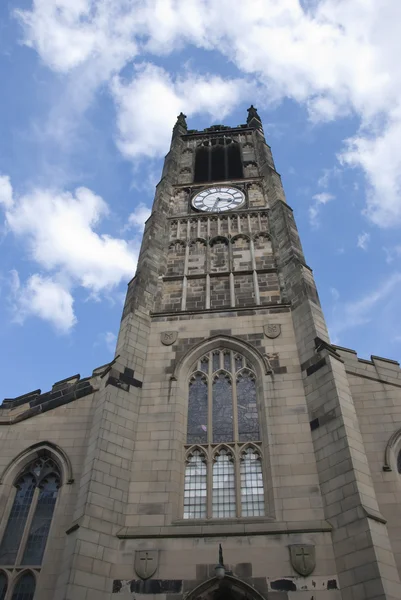 Fasaden av en yorkshire kyrka — Stockfoto