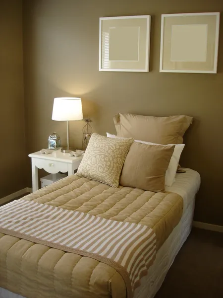 寝室で中立的なトーン — ストック写真