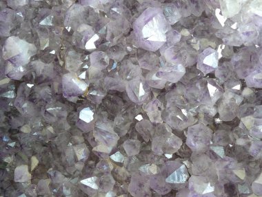 Pale Purple crystals clipart