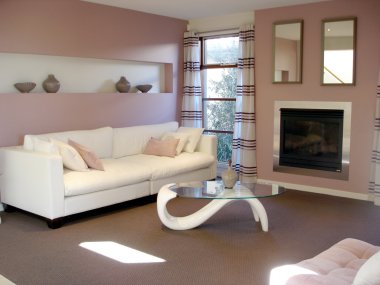 Open Plan Lounge Pinks clipart