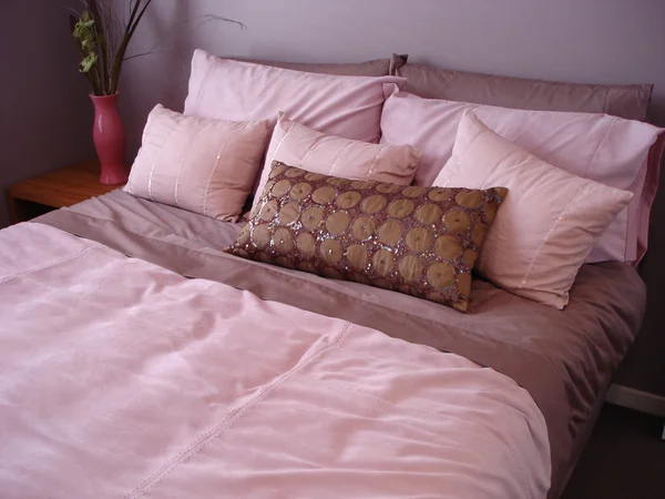 Pink bedroom — Stock Photo, Image