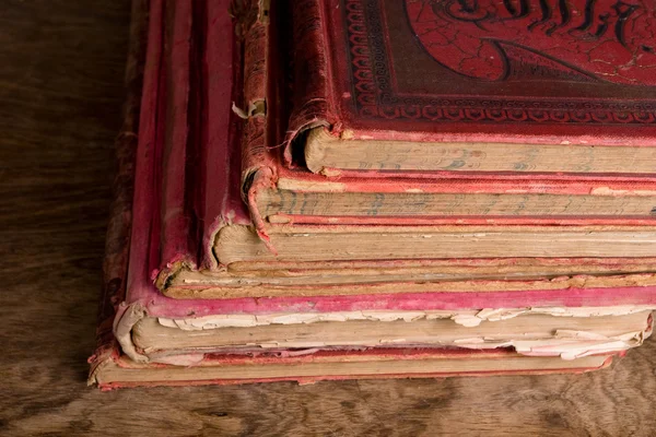 Old red books — Stock Photo, Image