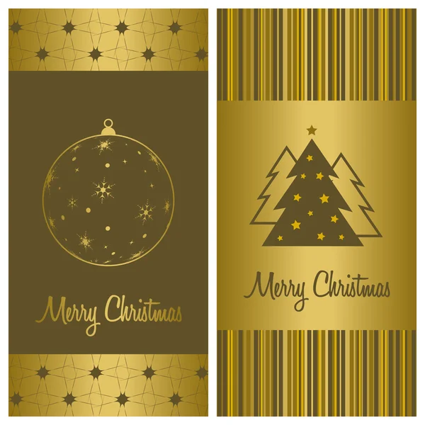 Χριστουγεννιάτικη κάρτα φόντο σύνολο — Διανυσματικό Αρχείο