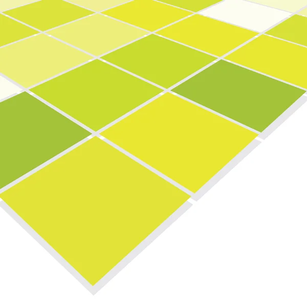 Grünes Mosaik Hintergrund — Stockvektor