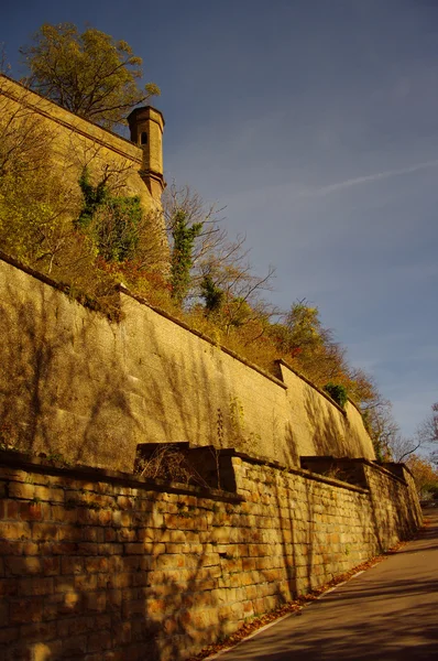 stock image Hohenzollern castle in Swabian during autumn, Germany