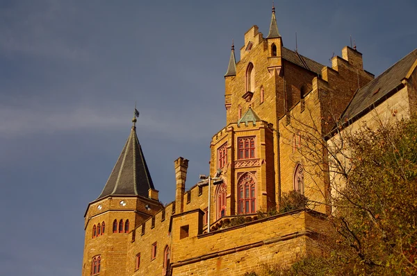 Château Hohenzollern en Souabe à l'automne, Allemagne — Photo
